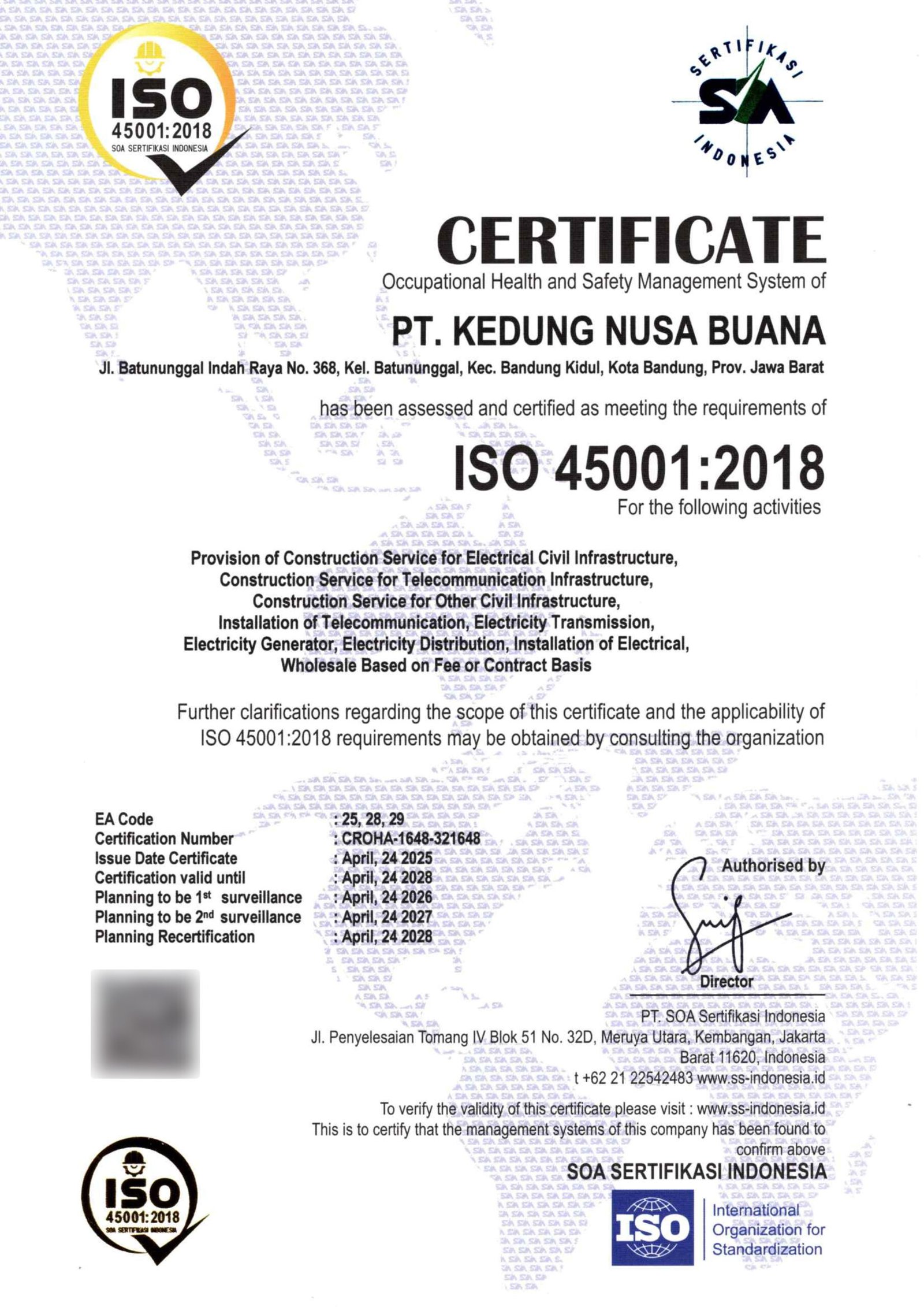 ISO 45001:2018